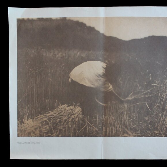 THE APACHE REAPER #66 Edward Sheriff Curtis Print - Picture 2 of 7
